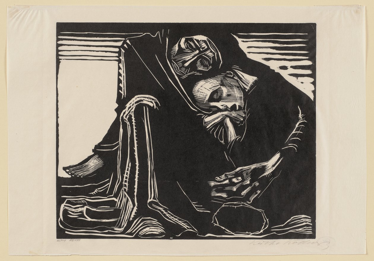 Terza versione definitiva. Per la collana “Jahrbuch der Originalgraphik”, 3° anno, Berlino: Wohlgemuth  Lissner, 1921 da Käthe Kollwitz