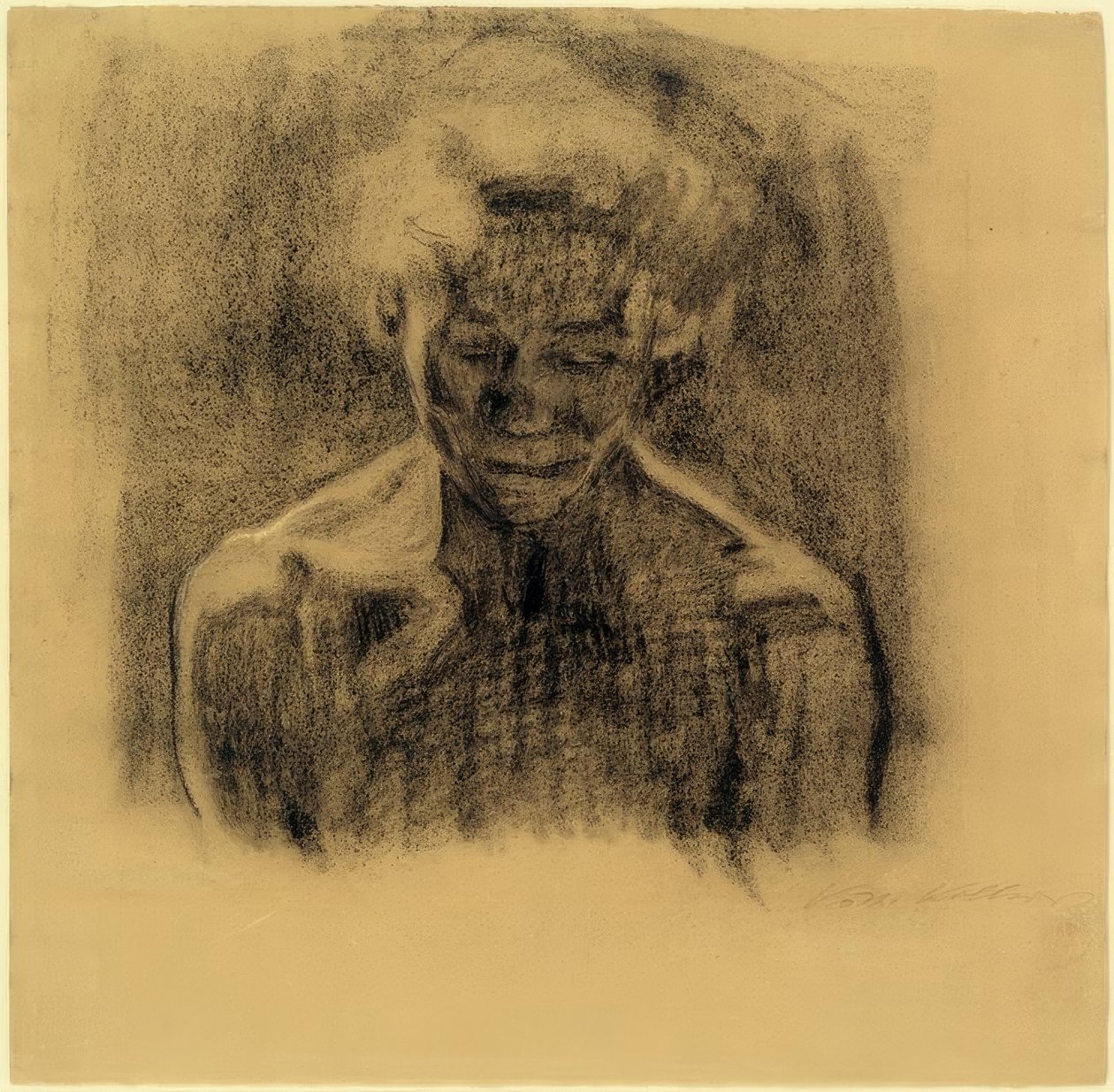 K. Kollwitz, Mezzo nudo femminile da Käthe Kollwitz