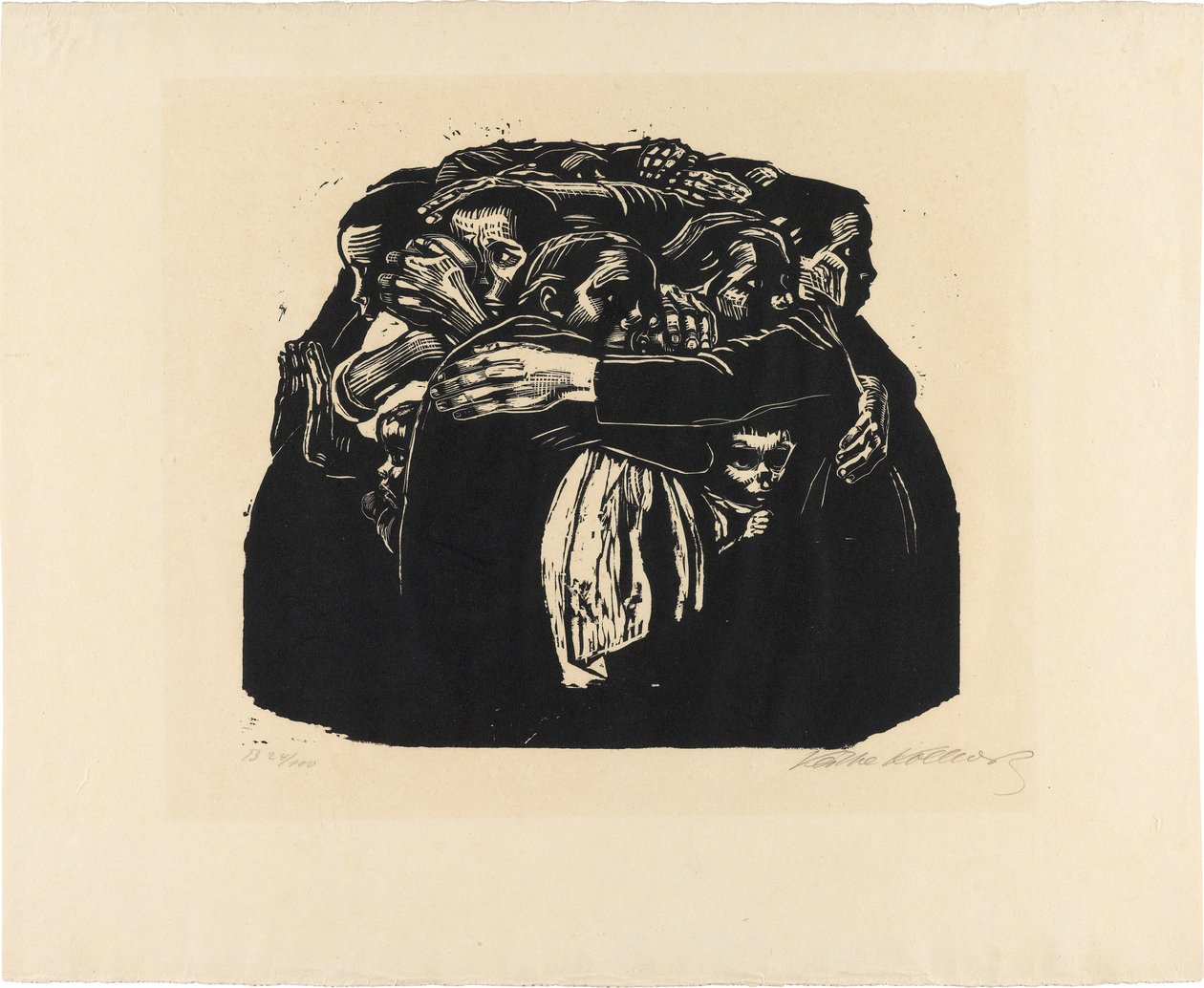 Guerra, foglio 6: Le madri da Käthe Kollwitz