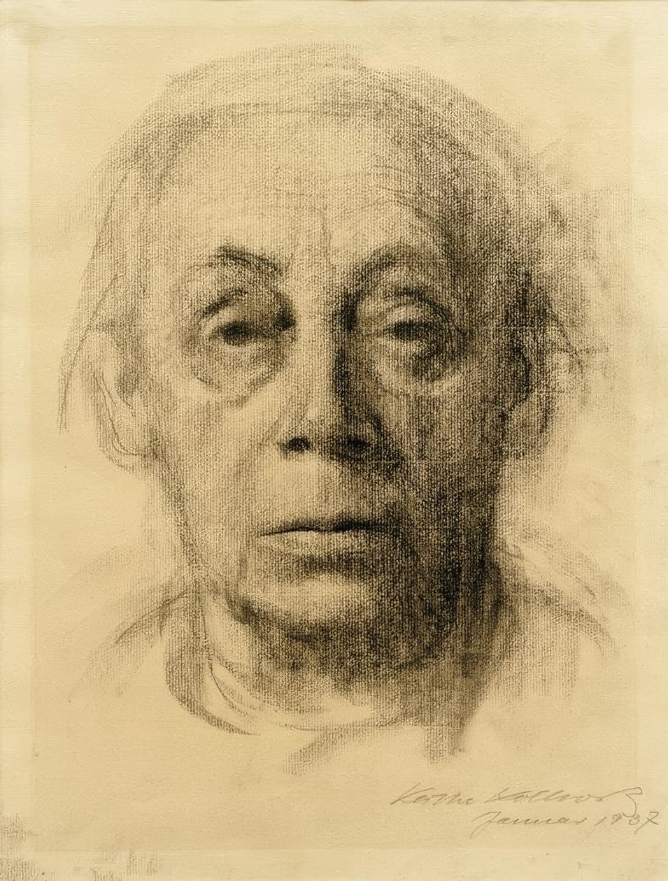 Autoritratto en face da Käthe Kollwitz
