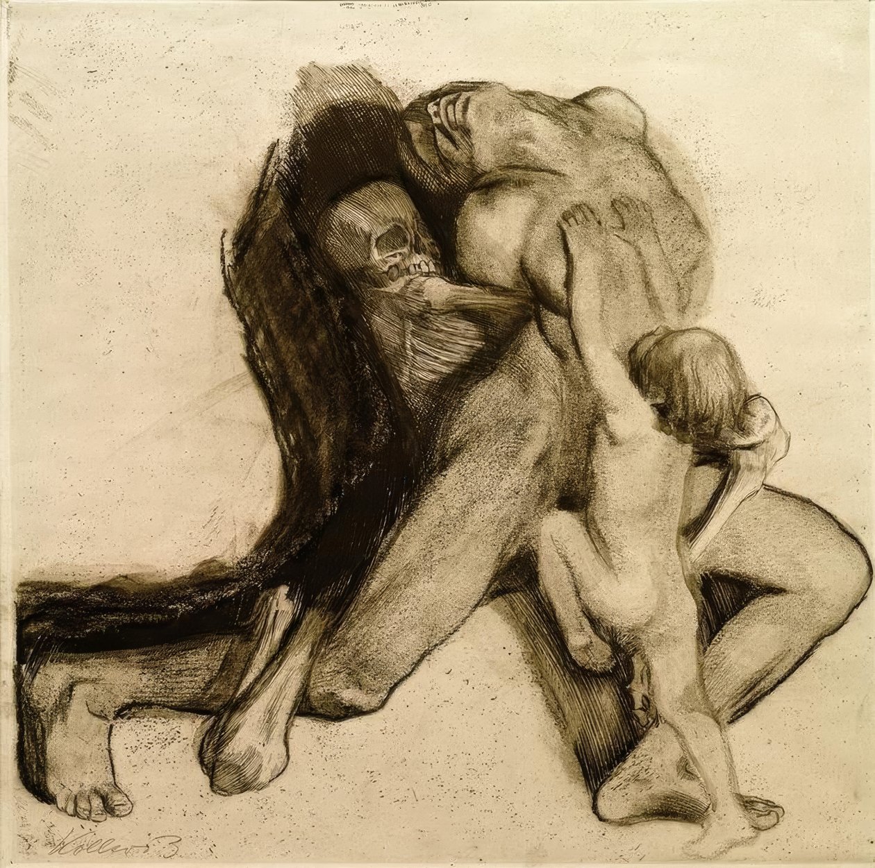 Morte e donna da Käthe Kollwitz