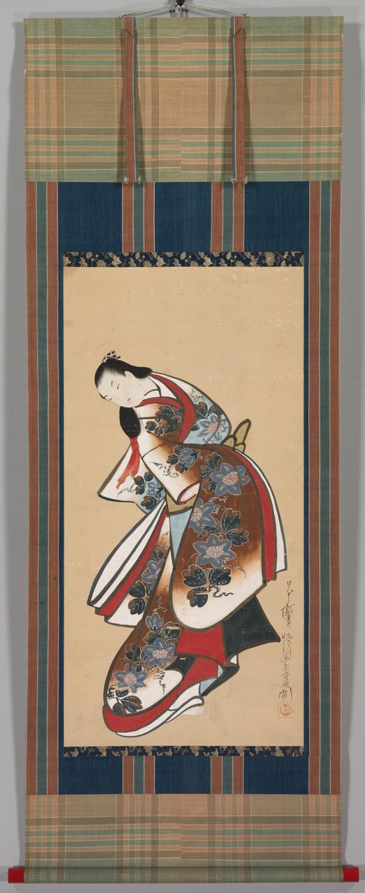 Cortigiana, primi anni del 1700 da Kaigetsudō Doshin