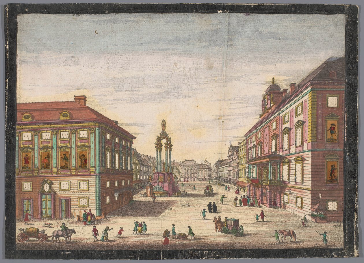 Veduta del Hohe Markt a Vienna da Kaiserlich Franziskische Akademie (possibly)