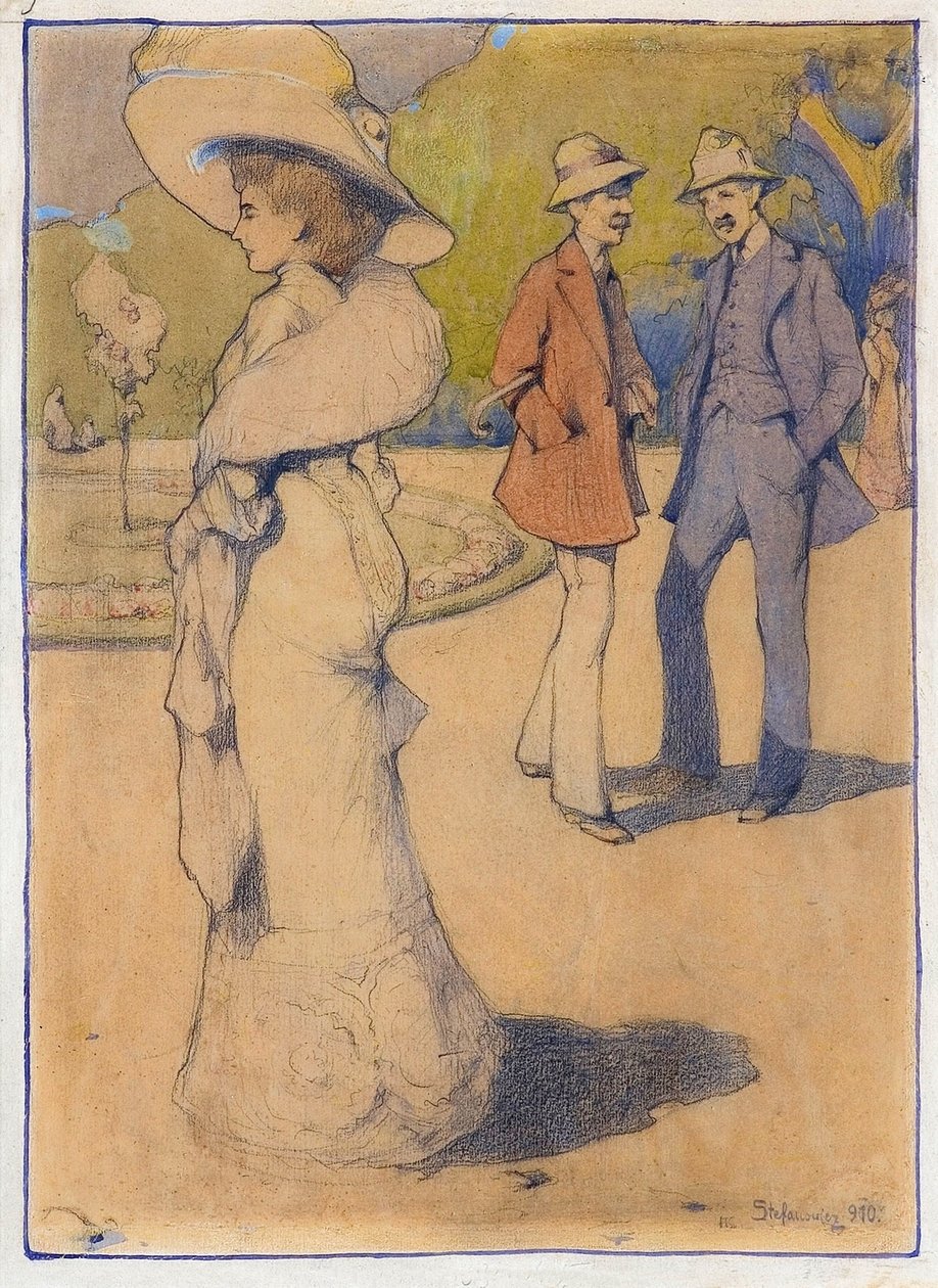 Nel parco da Kajetan Stefanowicz