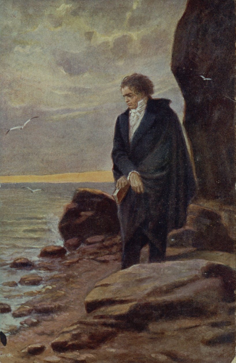Beethoven guarda il mare, 1918 da Kamil Vladislav Muttich