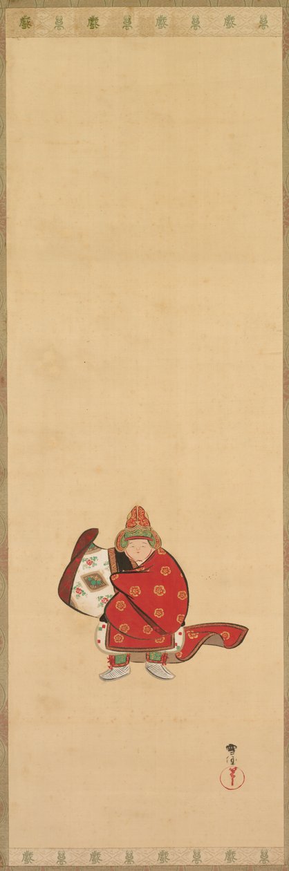 Danzatore Bugaku da Kamisaka Sekka