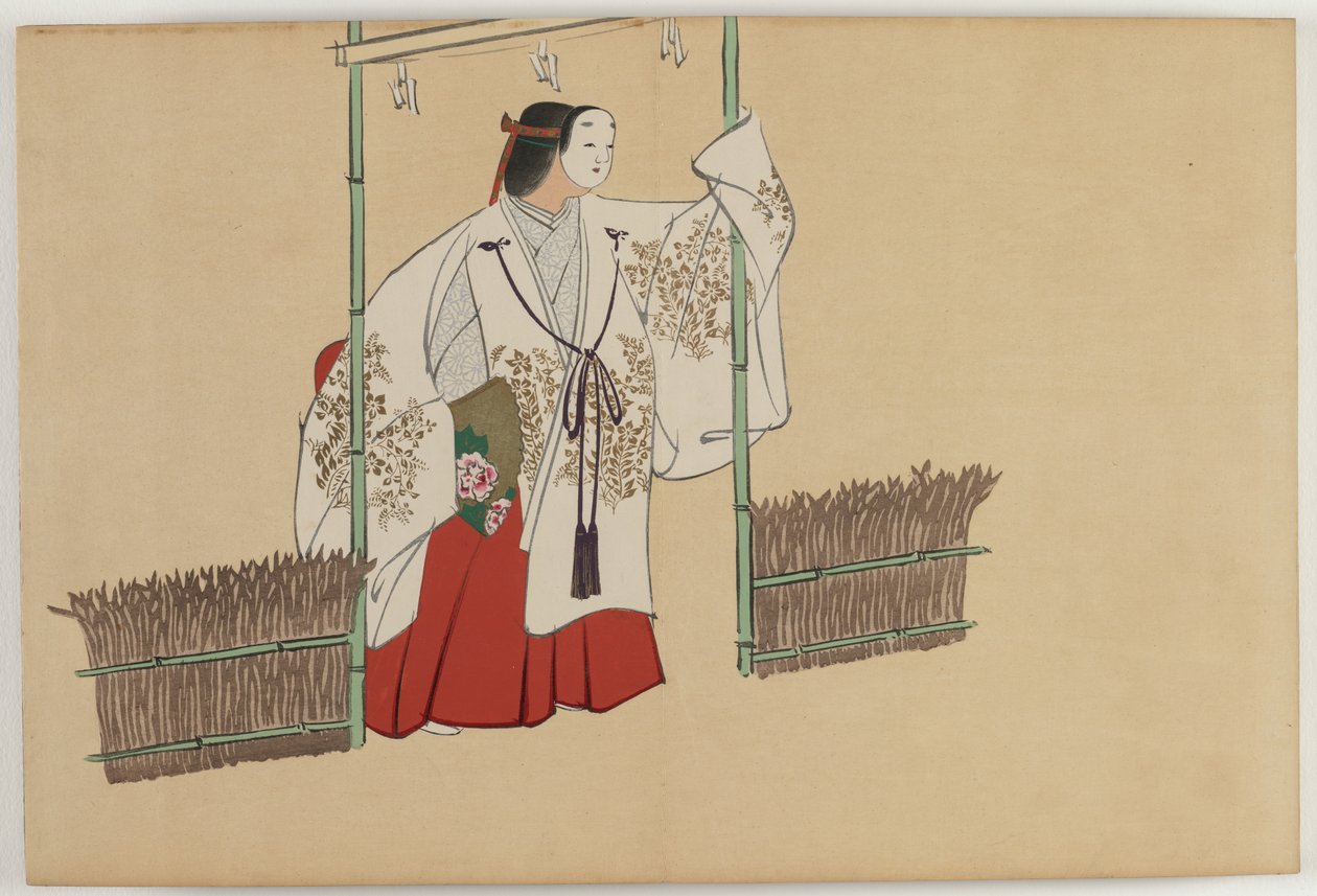 Fiori di cento mondi (Momoyogusa): Nonomiya (Nonomiya) da Kamisaka Sekka