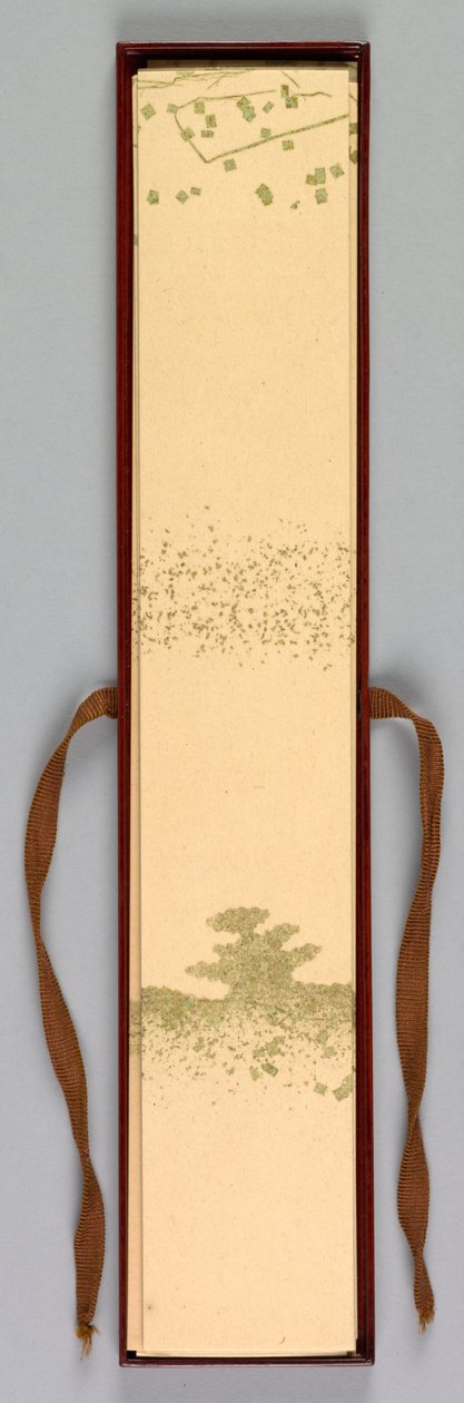 Scatola di carte di poesie, 1868-1912 da Kamisaka Sekka