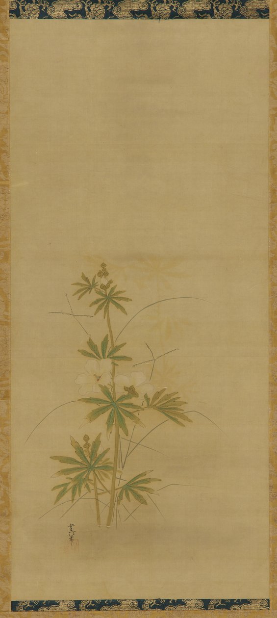 Aibika parte di un set, periodo Edo, metà XVII-inizio XVIII secolo da Kanô Yôboku Tsunenobu