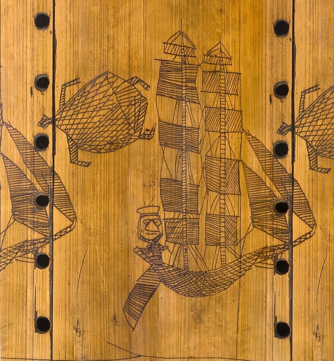 Flauto (bambù) da Kanak culture
