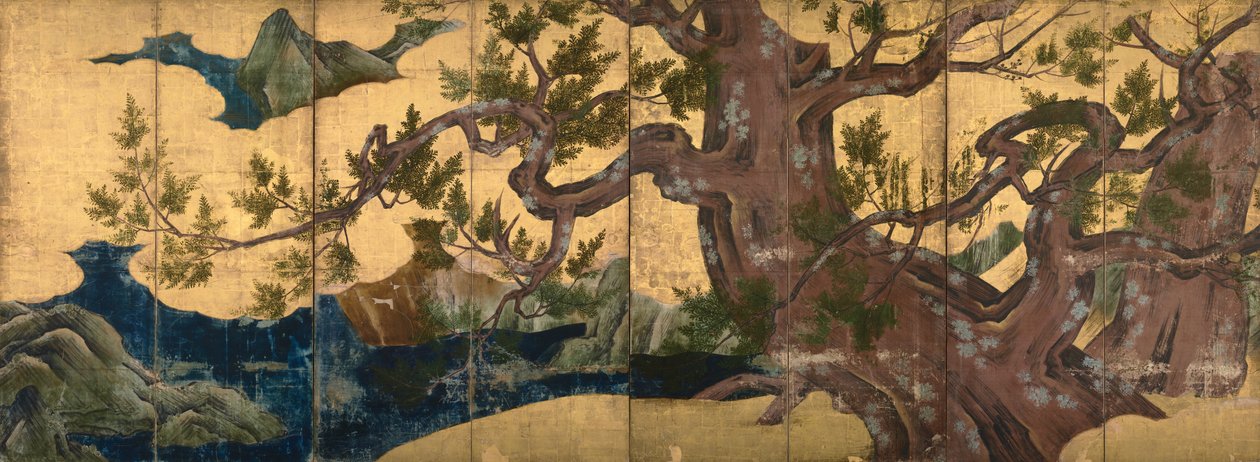 Alberi di cipresso da Kano Eitoku