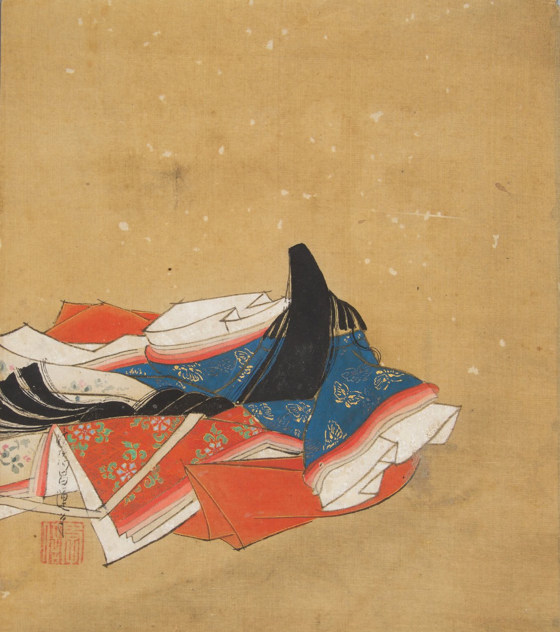 Poeta immortale, XVII secolo da Kano Shoun