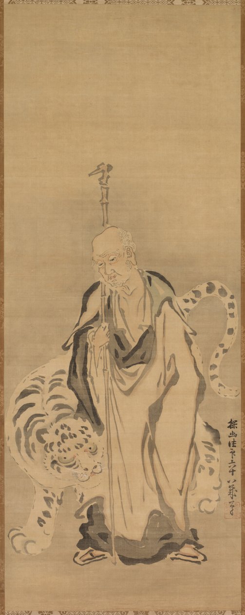 Un saggio con tigre da Kanō Tan’yū