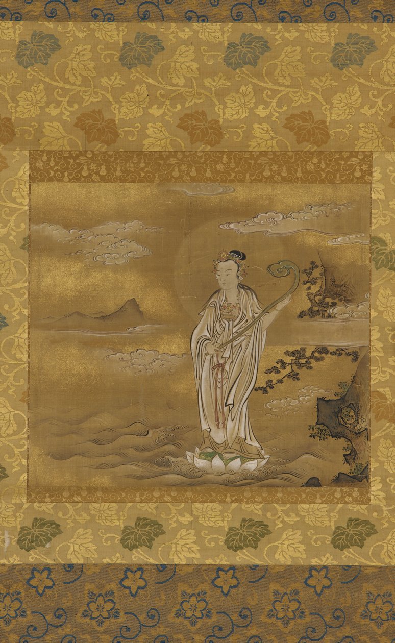 Bodhisattva che attraversa il mare da Kanō Tan’yū