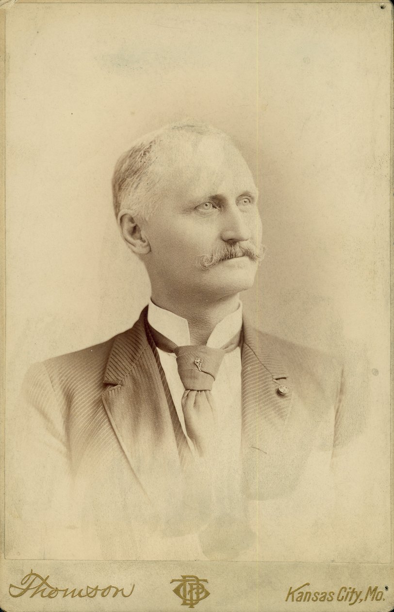Lamdin E. Irwin, primo tenente e aiutante, 14° Cavalleria del Missouri (Unione) da Kansas City Thomson
