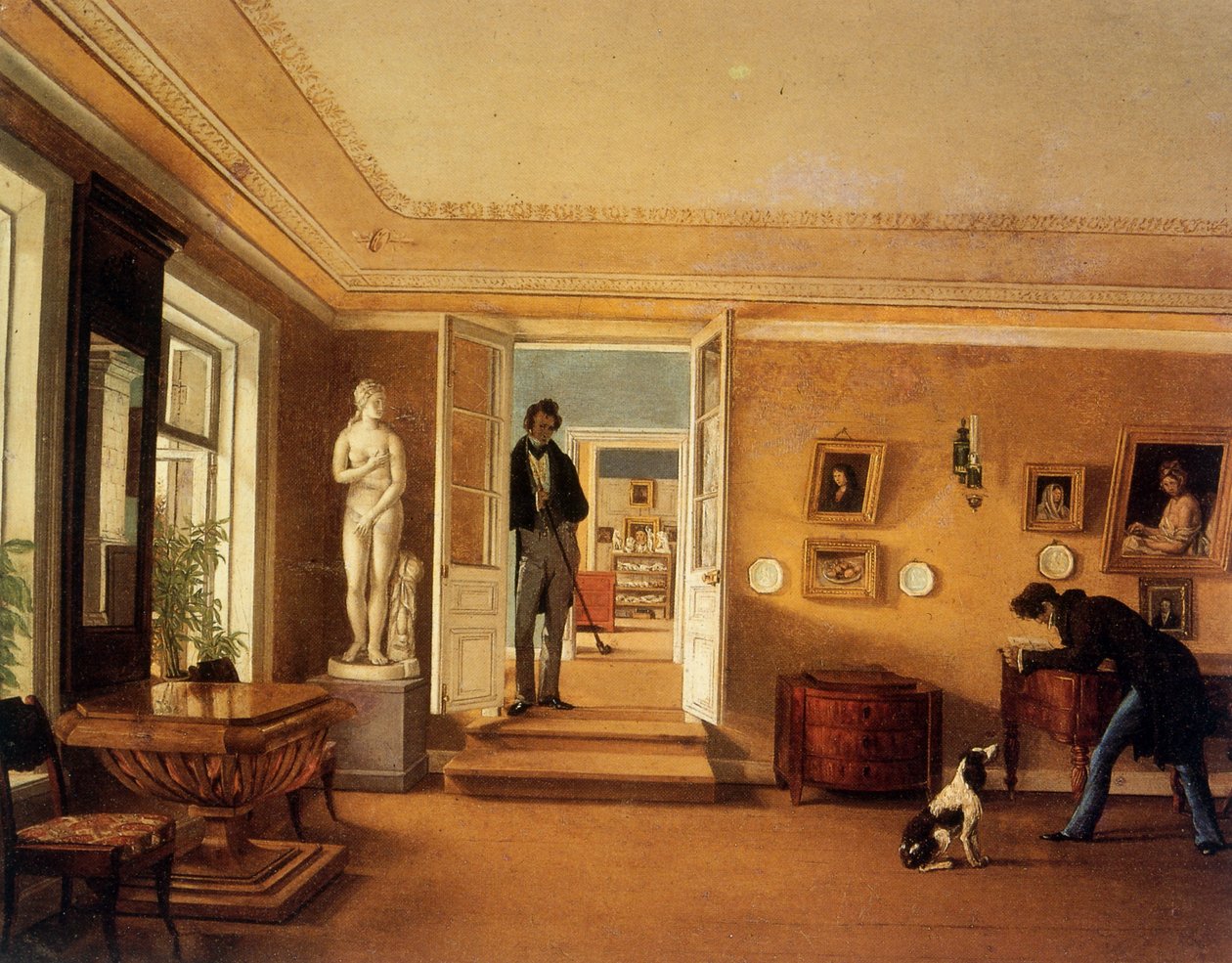 Interno russo da Kapiton Alekseevich Zelentsov