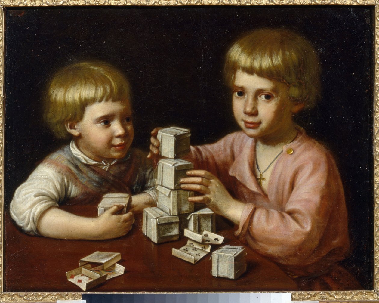 Bambini che giocano da Kapiton Stepanovich Pavlov