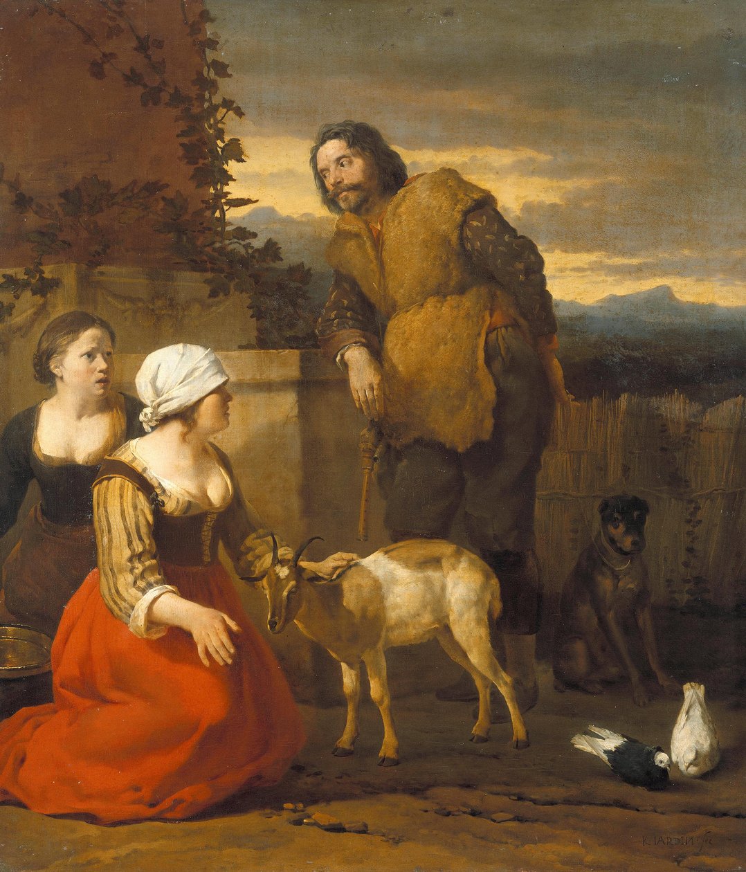 La capra malata da Karel Dujardin