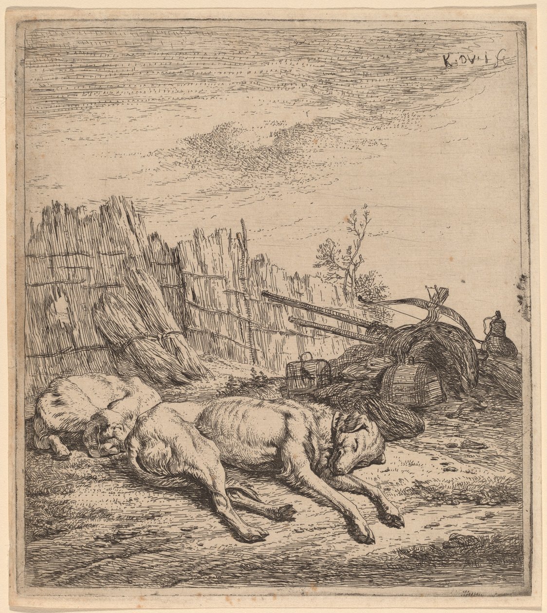 Cani da caccia da Karel Dujardin