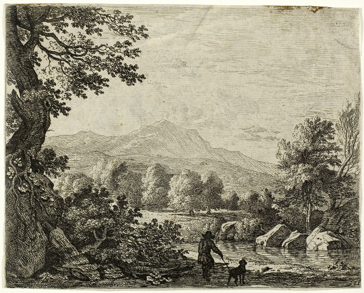 Uomo con cane da Karel Dujardin
