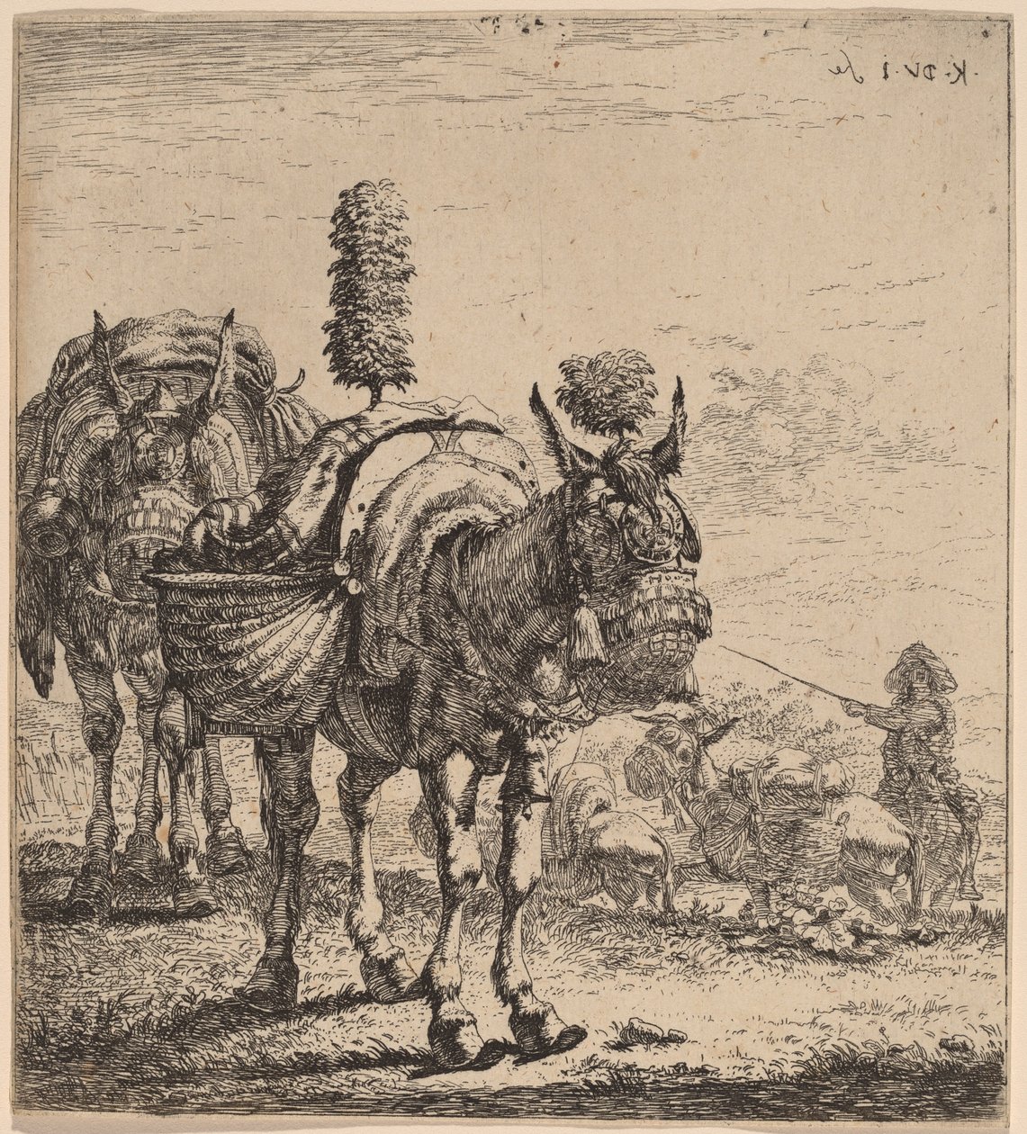 Due muli da Karel Dujardin