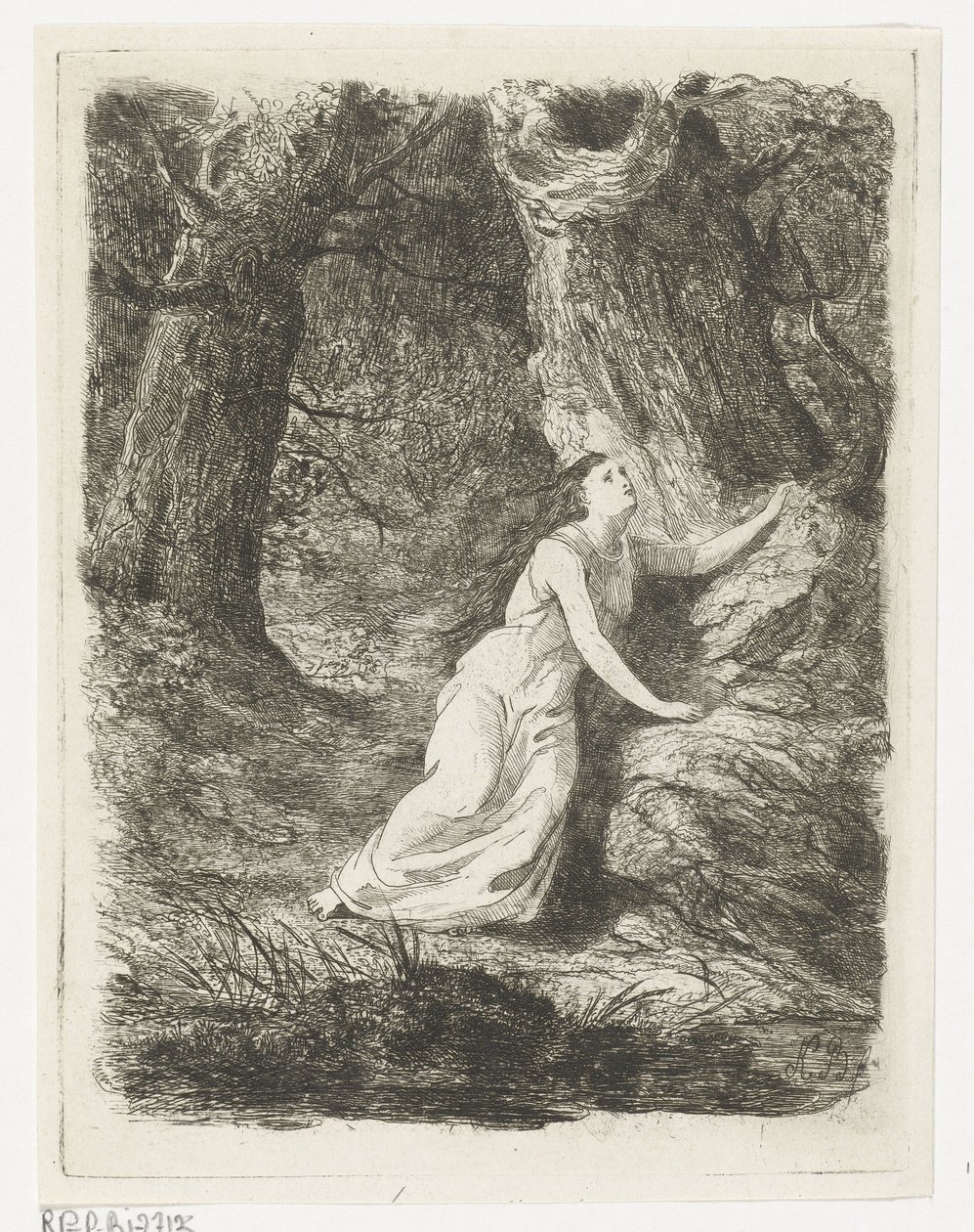 Olwene vaga nel bosco da Karel Frederik Bombled