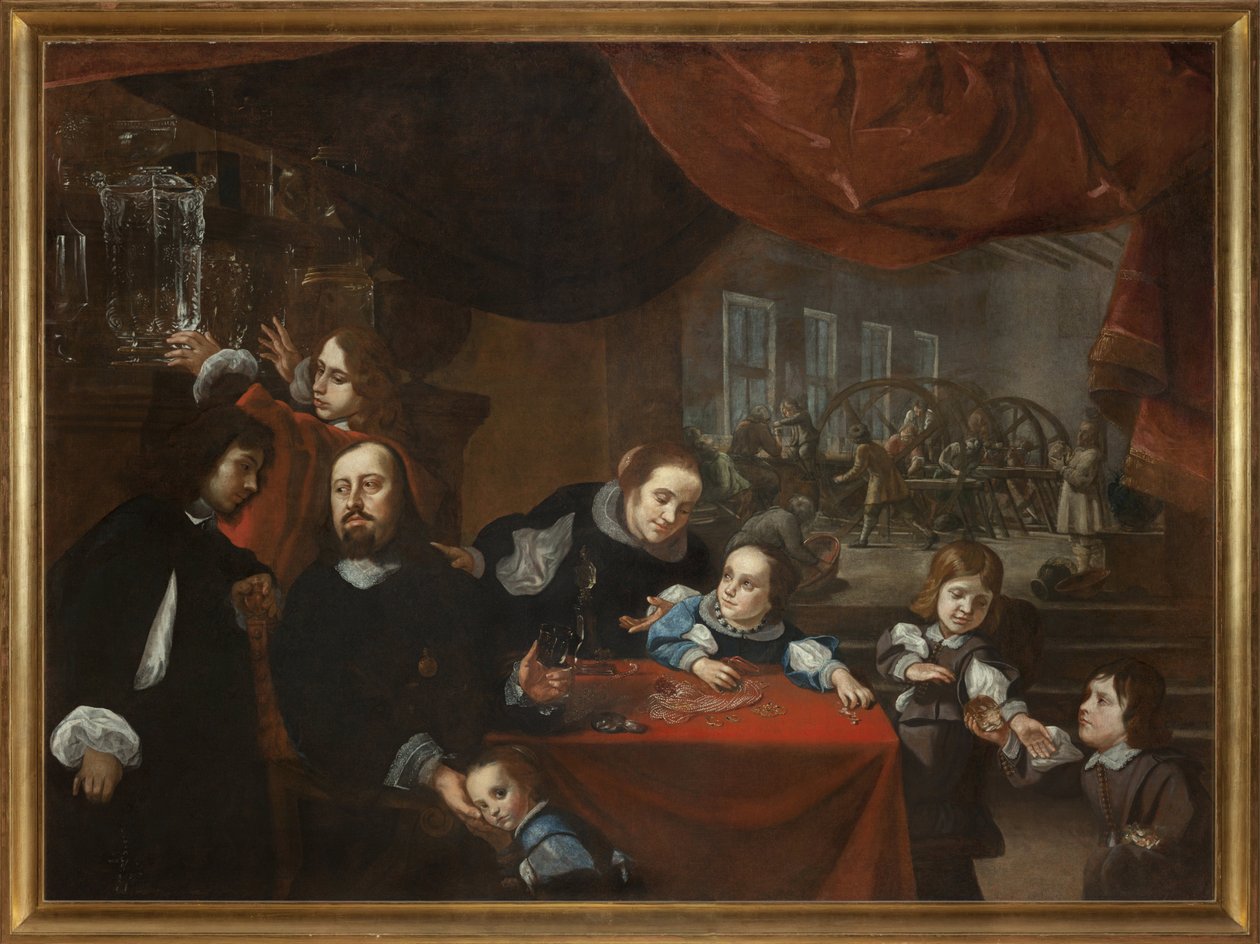 Dionysio Miseroni e la sua famiglia da Karel Škréta