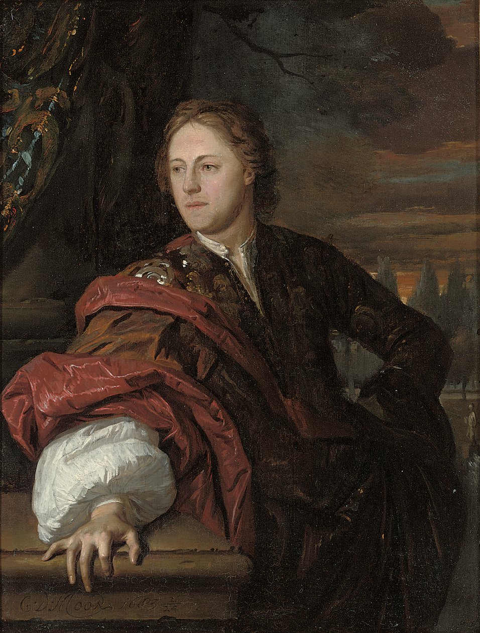 Ritratto di un uomo da Karel de Moor