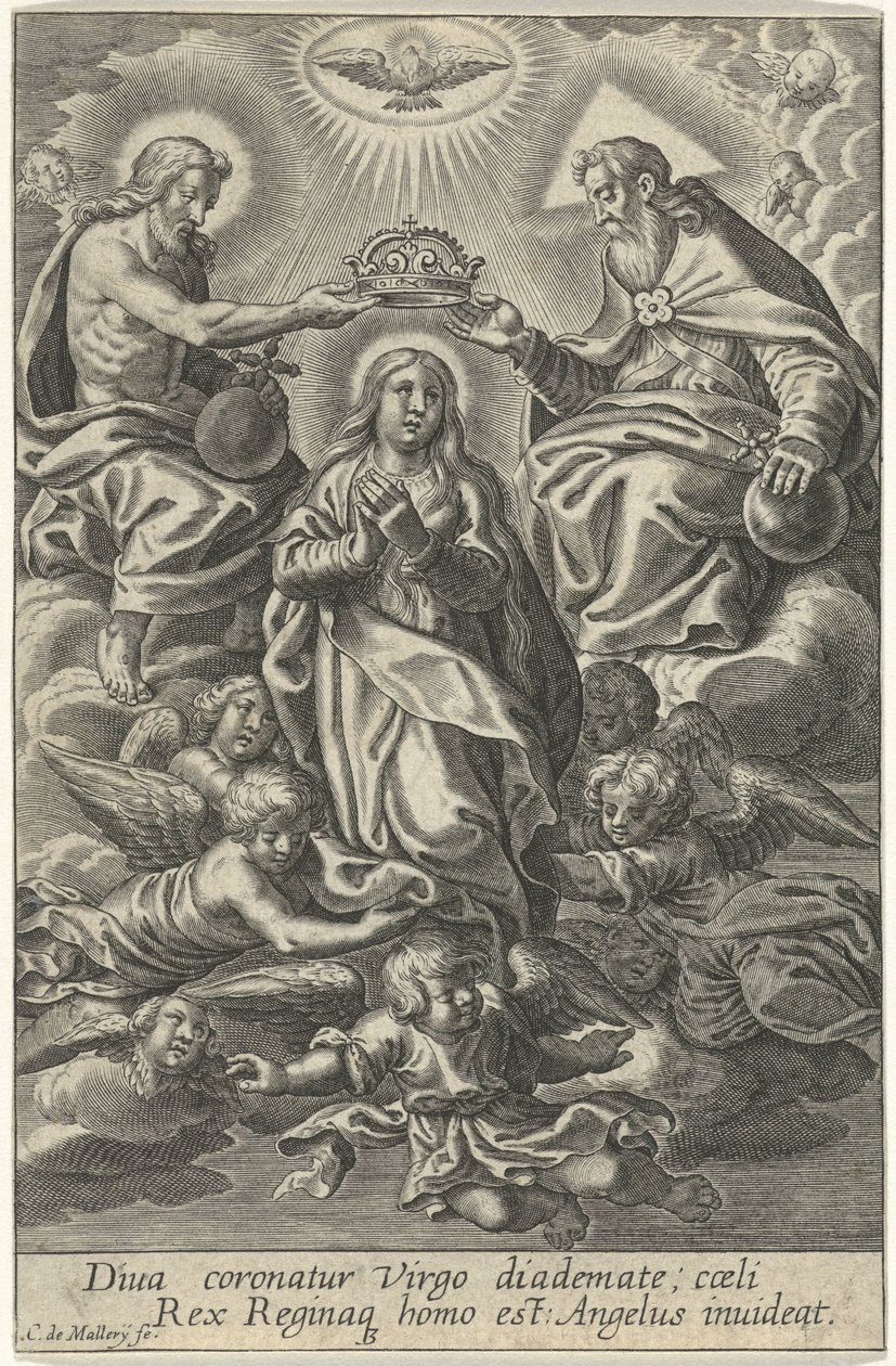 Incoronazione della Vergine Maria da Karel van Mallery