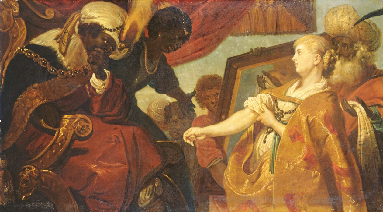 Cariclea mostra Persina e Idaspe da Karel van Mander III