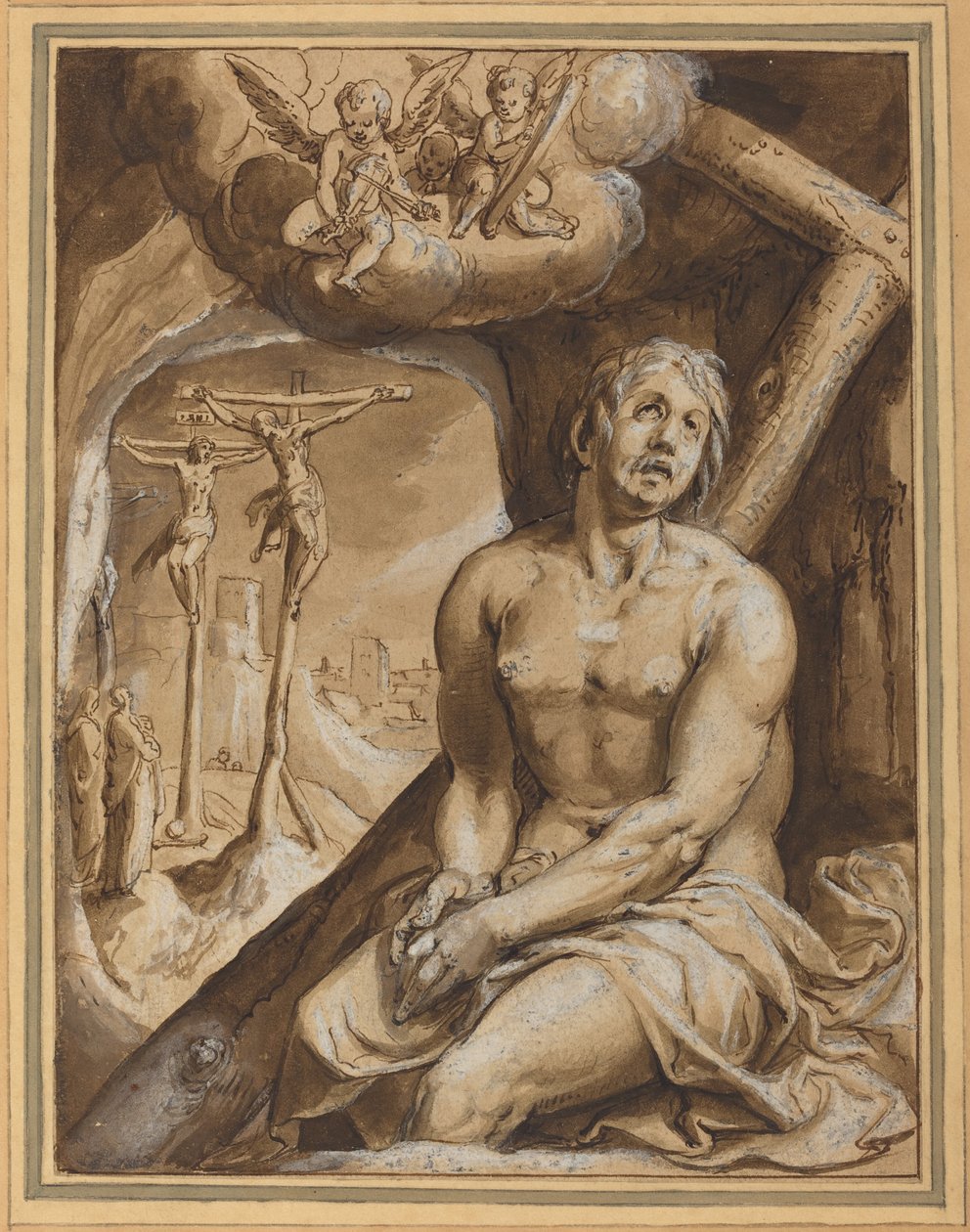 Il buon ladrone da Karel van Mander I