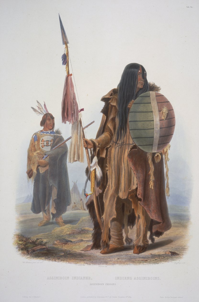 Indiani Assiniboin da Karl Bodmer