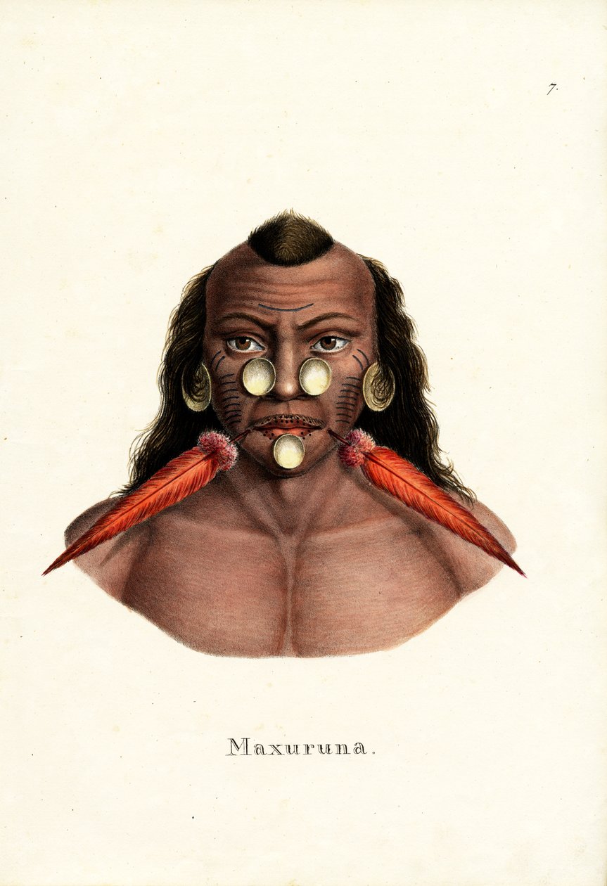 Indiano peruviano, 1824 da Karl Joseph Brodtmann