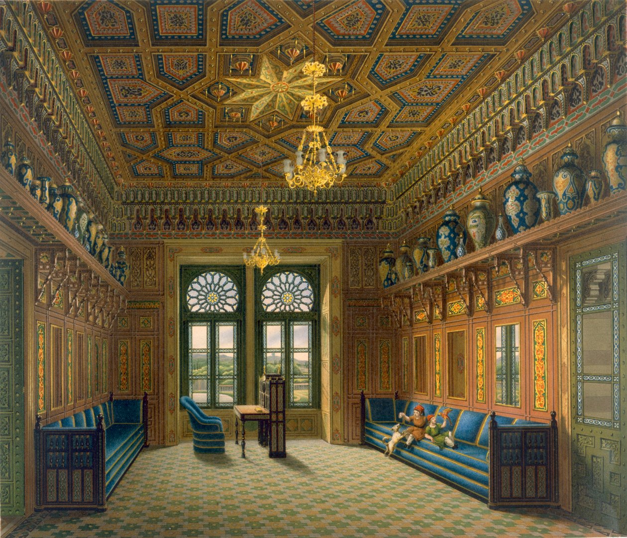 Progetto per la Sala della Grande Ricezione, 1837 da Karl Ludwig Wilhelm Zanth