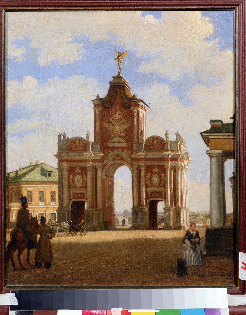La porta rossa a Mosca da Karl Fridrikh Petrovich Bodri
