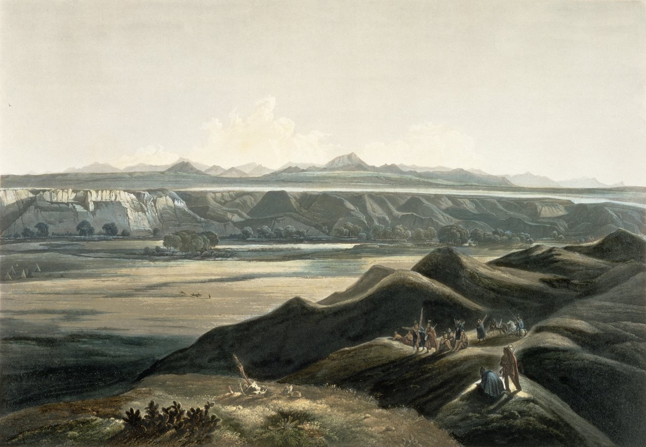 Veduta delle Montagne Rocciose, tavola 44 dal Volume 2 di 