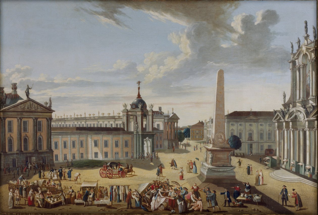 Alter Markt Potsdam - Vista sulla Schlossstraße da Karl Christian Wilhelm Baron