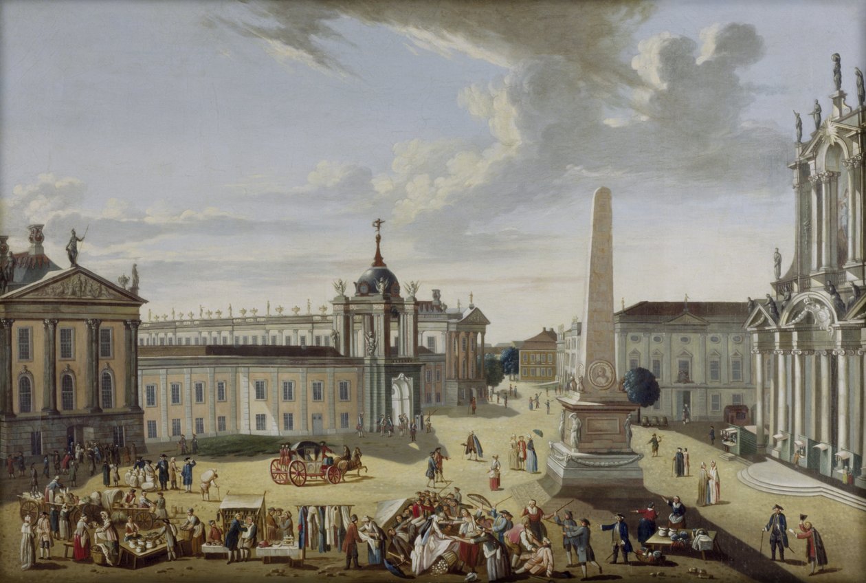 Alter Markt Potsdam - Vista sulla Schlossstraße da Karl Christian Wilhelm Baron