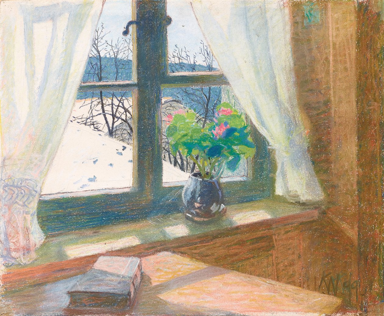 Vista dalla finestra da Karl Edmund Walser