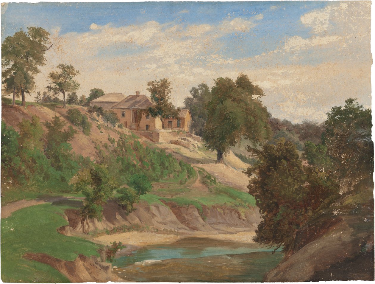 Sul fiume Pedernales da Karl Friedrich Hermann Lungkwitz