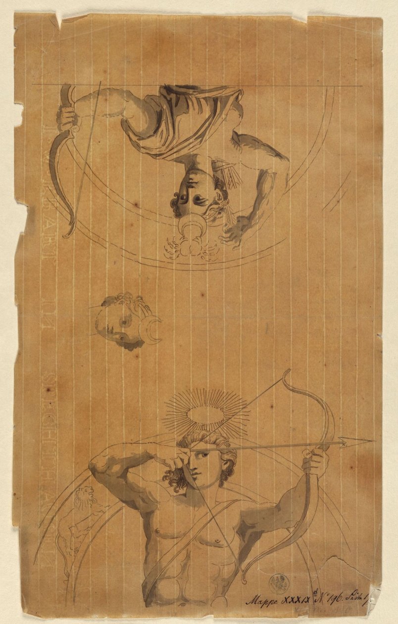 Apollo und Diana da Karl Friedrich Schinkel