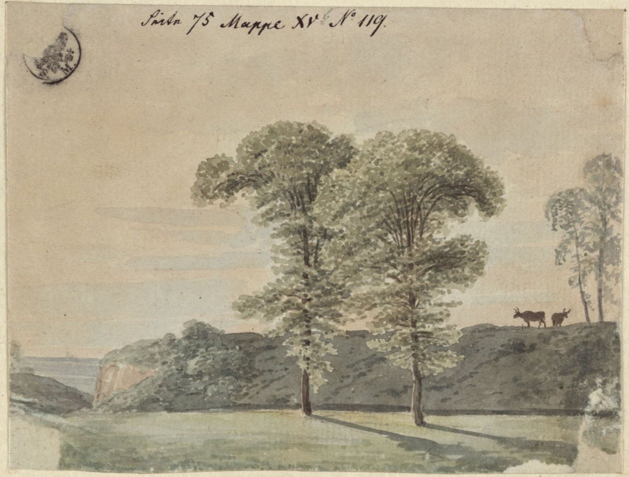 Studio sugli alberi da Karl Friedrich Schinkel