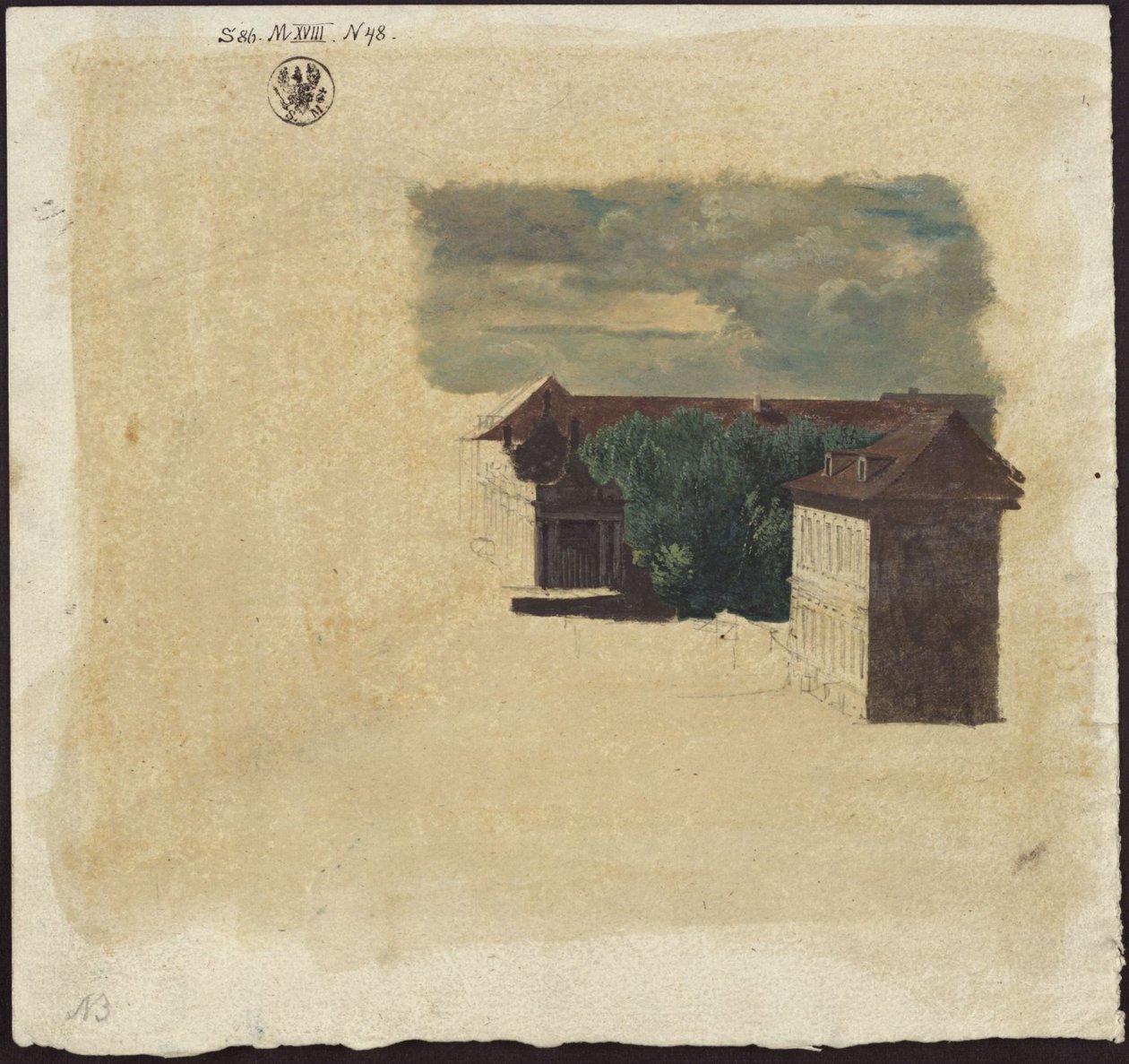 Berlino. Colonnati reali ed edifici adiacenti da Karl Friedrich Schinkel