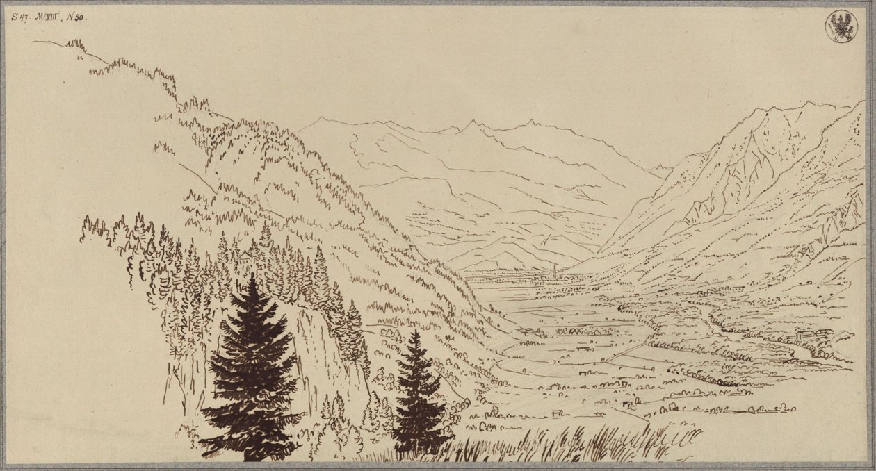 La valle di Gastein da Karl Friedrich Schinkel