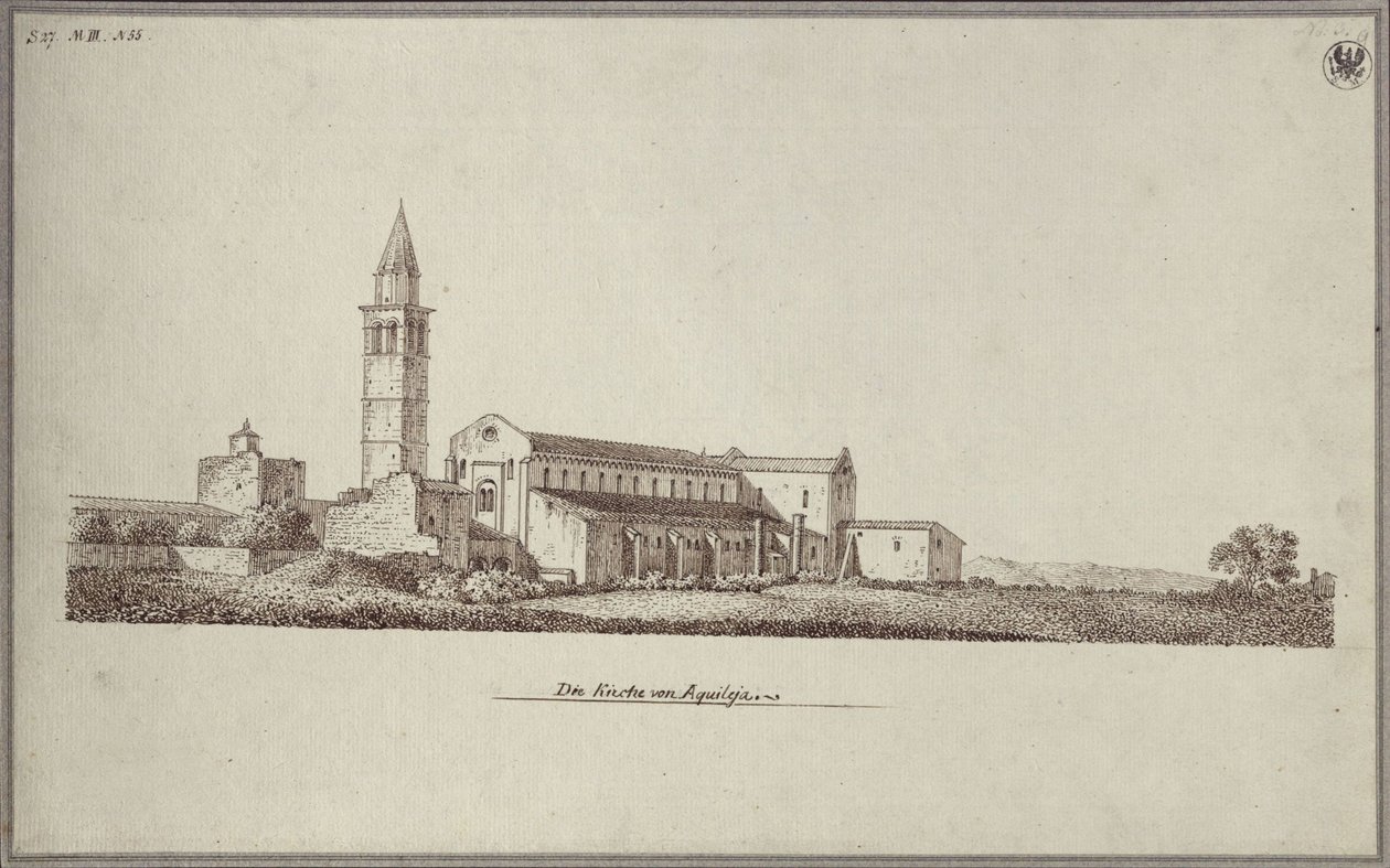Il duomo di Santa Maria ad Aquileia da Karl Friedrich Schinkel