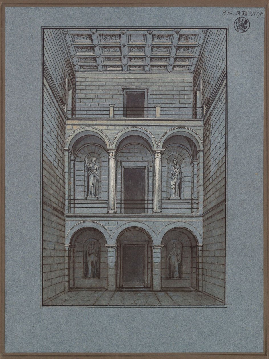 Köstritz. Castello. Vestibolo, lato dell