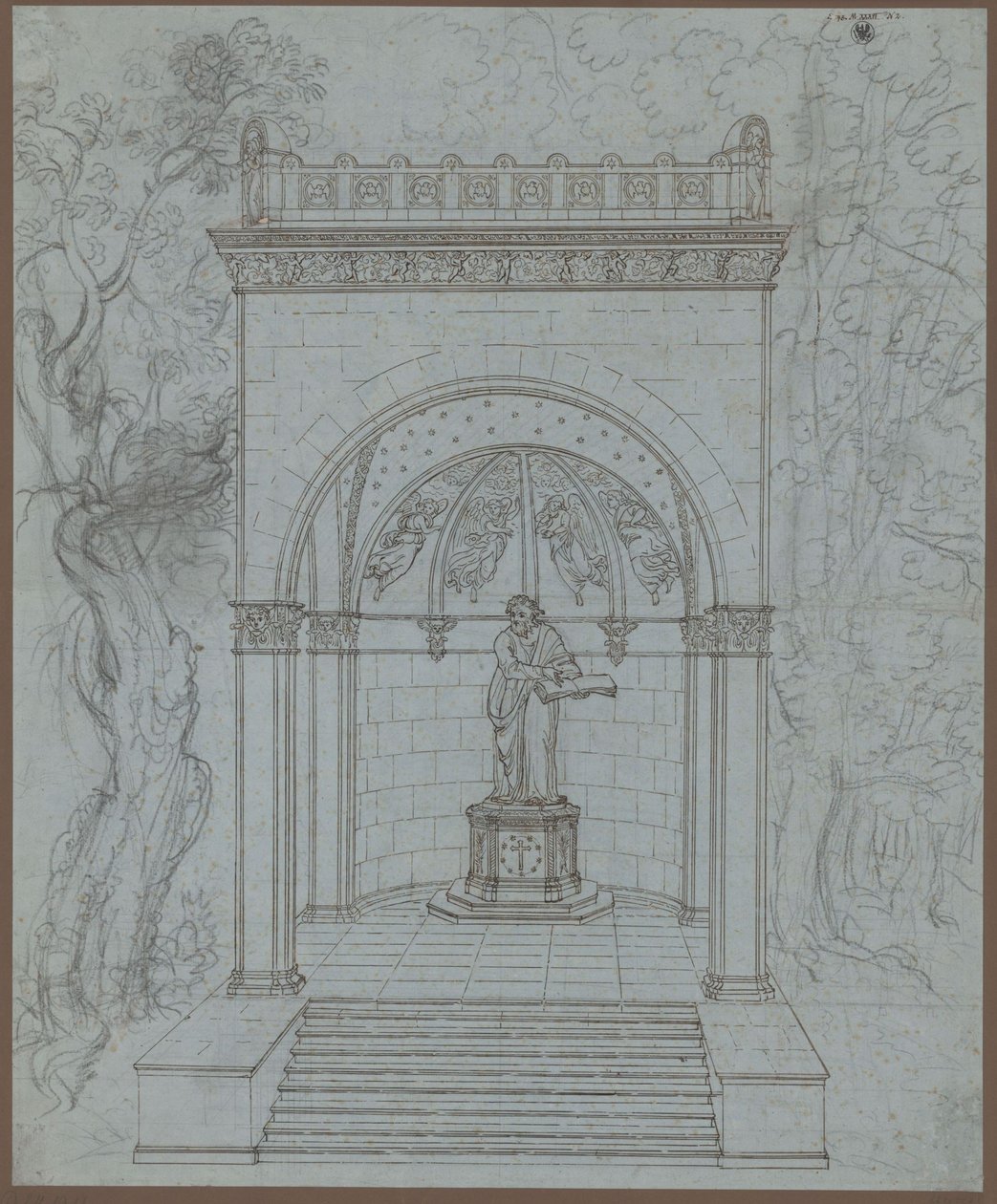 Mansfeld. Progetto per un monumento a Lutero da Karl Friedrich Schinkel