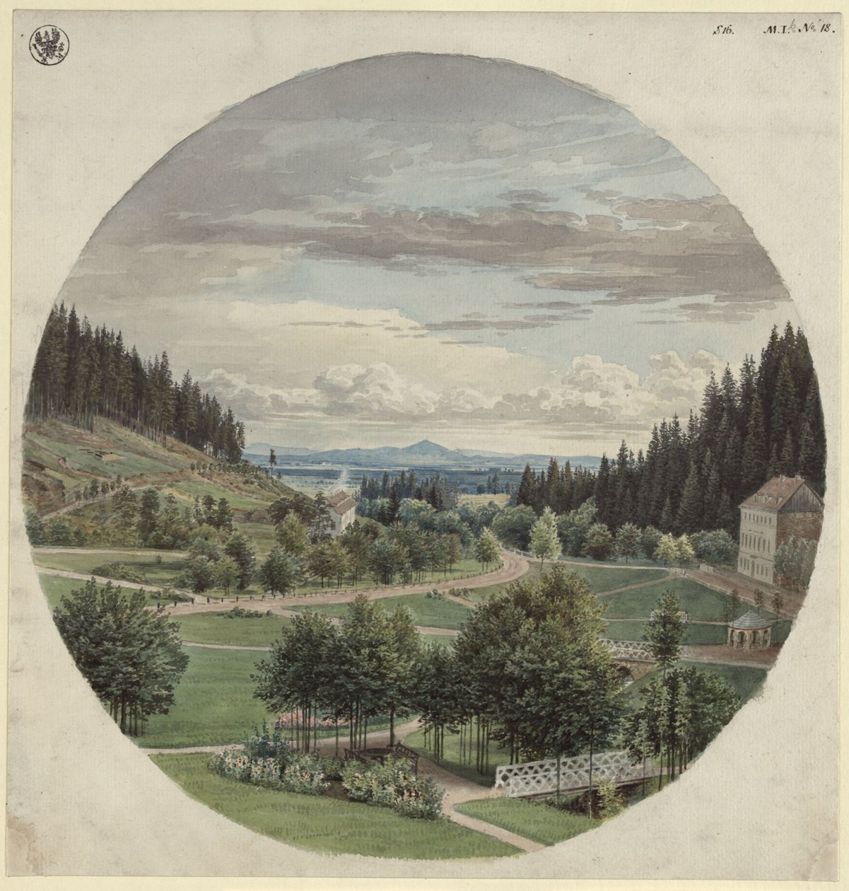 Passeggiata a Marienbad da Karl Friedrich Schinkel