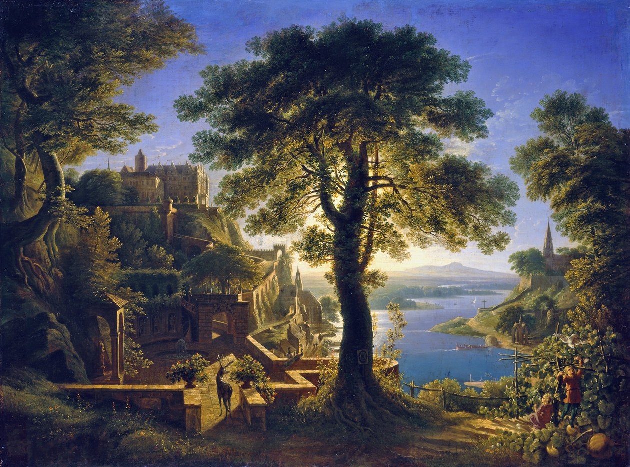 Castello sul fiume da Karl Friedrich Schinkel
