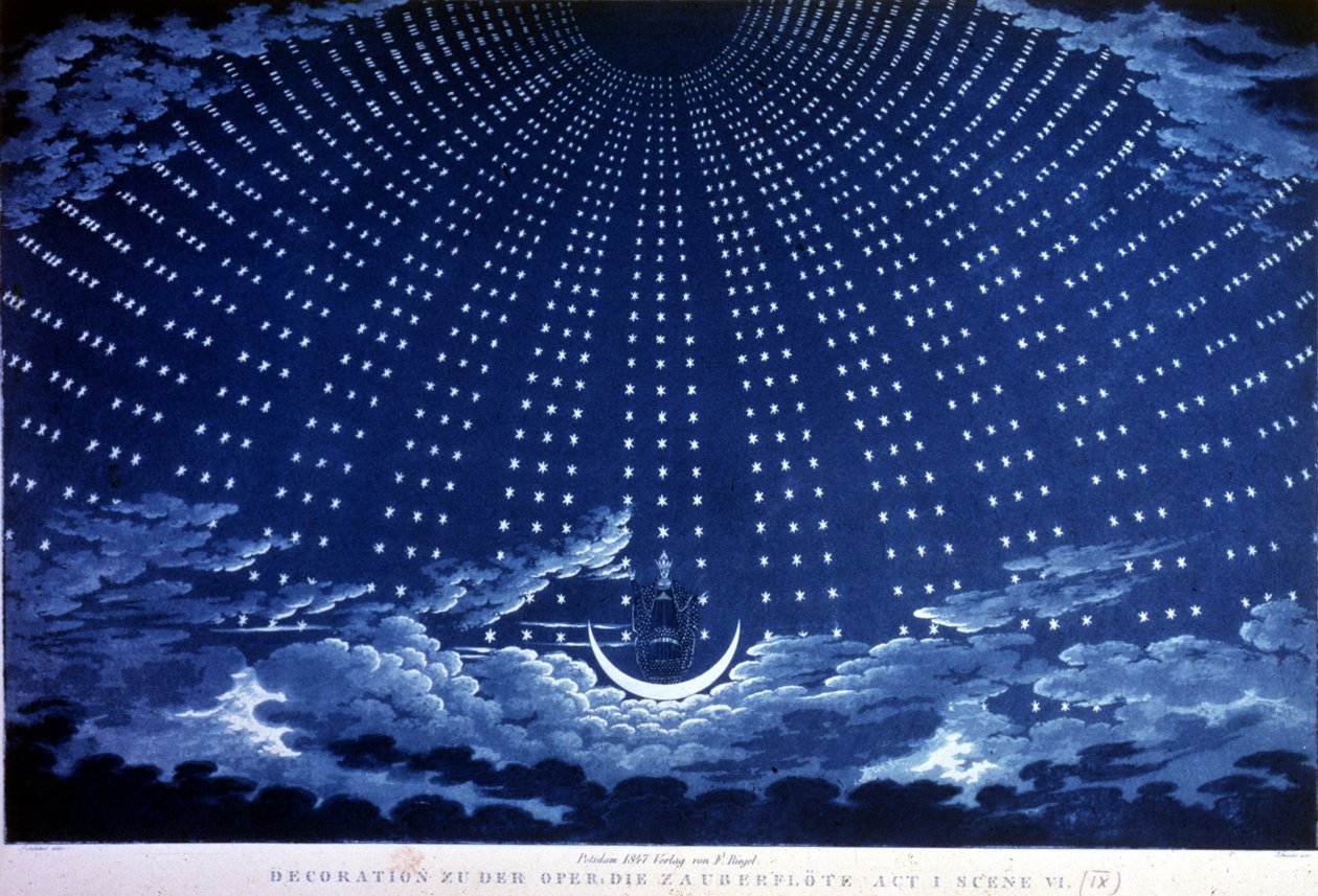 Scenografia di Schinkel da Karl Friedrich Schinkel